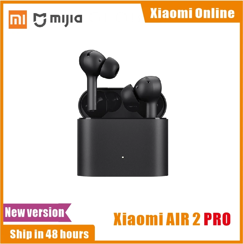 

100% Original Xiaomi Air2 Pro TWS Bluetooth Airdots 2 Pro Mi True Wireless Charging Earphone Noise Cancellation 3 MIC ENC Earbud