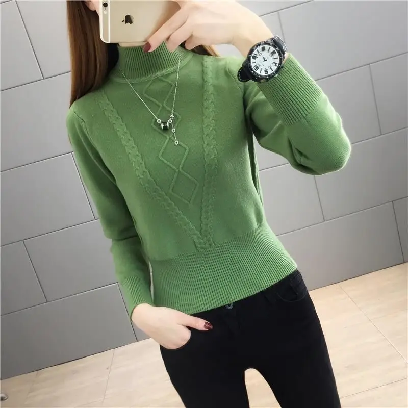 

Vy1058 2020 spring autumn winter new women fashion casual warm nice Sweater woman female OL turtleneck sweater