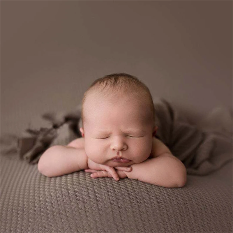 Big Sizes Infant Baby Photography Backdrops Blanket Solid Color Background Strong Stretch Wraps Swaddle Unisex Bebe Photo Cloth