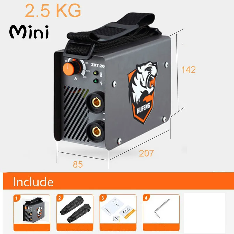 

Portable Mini MMA Welder AC 220V Arc Electric Welding Machine 10-200A DIY Welding Rod 2.5mm