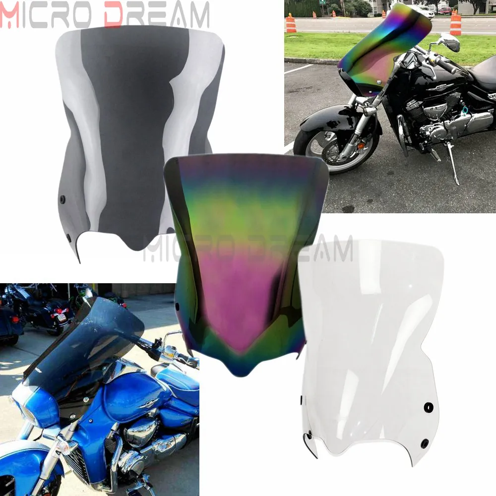 Motorcycle Iridium Windshield Windscreen Deflector without Mount Brackets For Suzuki Boulevard M109R BOSS M50 M90 M109R2 M109RZ