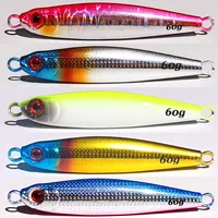 Japón, 1 unidad, 45g/60g/80g, luminoso/brillo en la oscuridad, plantilla lenta, plomo, pescado, cuchillo, plantilla, plantilla de metal, súper buena calidad