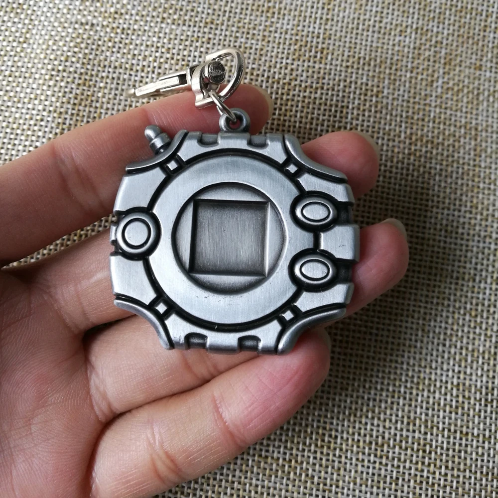 Digimon Digivice Keyring cyberspace Keychain childhood nostalgia Accessory