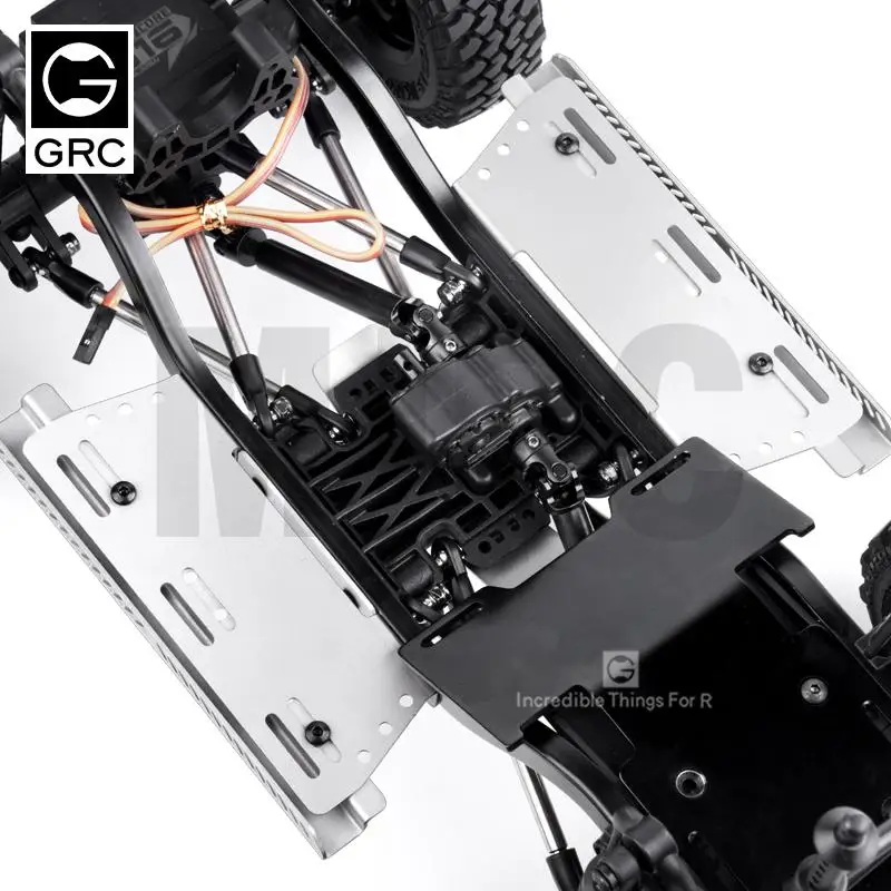 Rc Autoteile Grc Mst Cfx Jimny Jimny Universal Edelstahl Seitenschweller Bodenschutz Schutz Rüstung Upgrade Zubehör