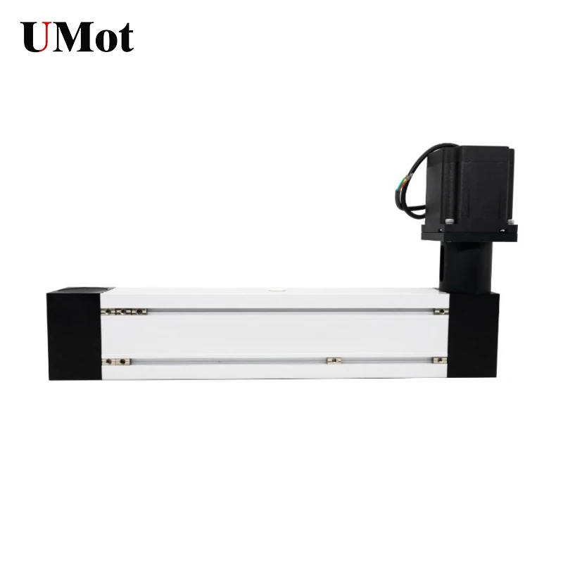 High Speed Long Stroke Belt Driven Linear Module Aluminum Profile Linear Actuator Dual Rail Four Slider