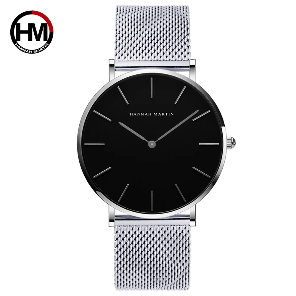 Men Watches Japan Quartz Movement Simple Causal Fashion Stainless Steel Top Brand Waterproof Simple Men Sports Wristwatches