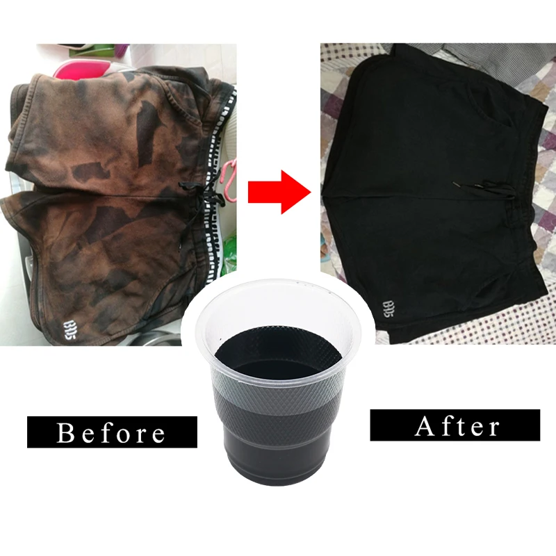 Black Color Fabric Dye Pigment Dyestuff Dye for Clothing Renovation for Cotton Feather Bamboo Acryli