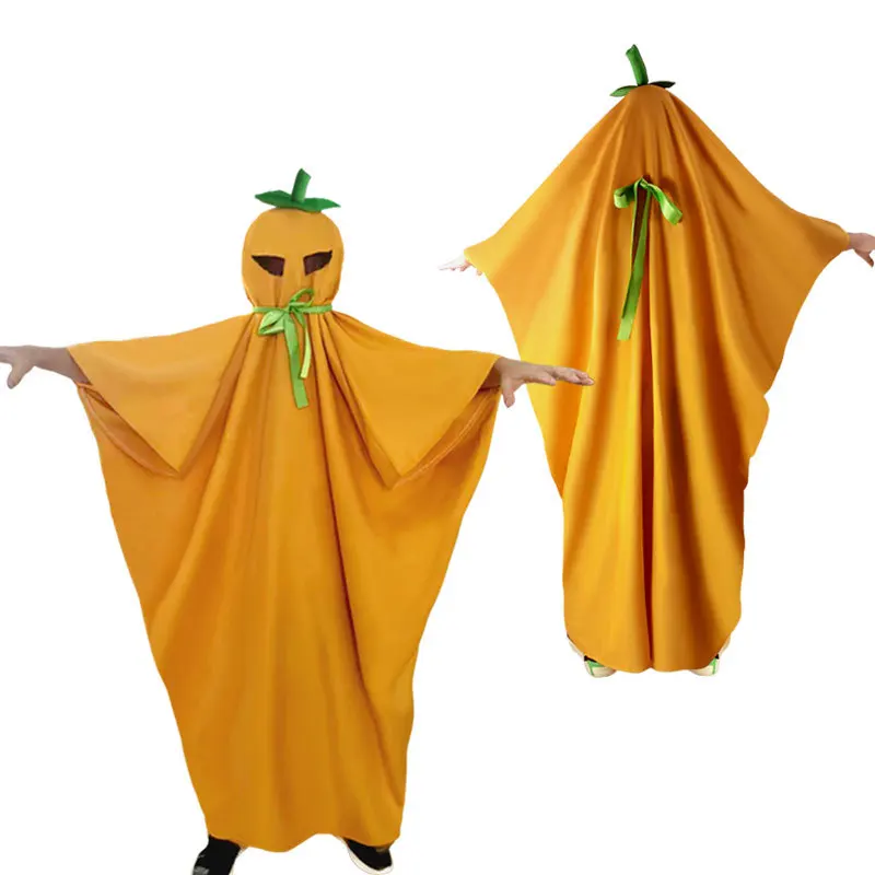 Kinder Erwachsene Halloween Cosplay Kürbis Mantel Urlaub Geist Cosplay Lustige Kostüm Kinder Kleidung Mantel Robe