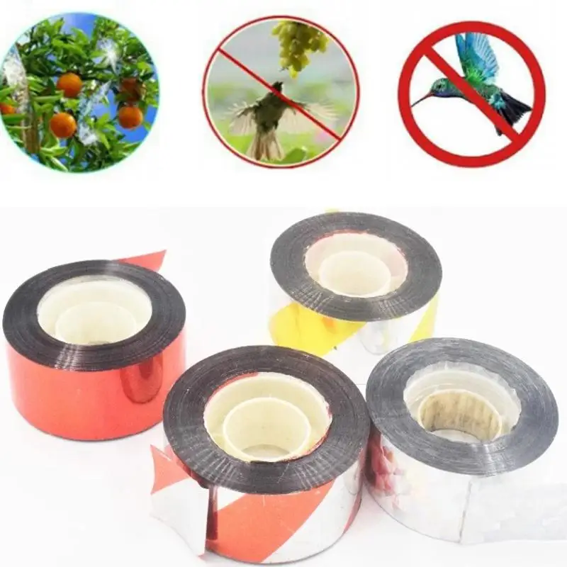 

Reflective Tape Outdoor to Keep Away Woodpecker, Pigeon, Grackles, and More. Stops Damage, Roosting, and Mess