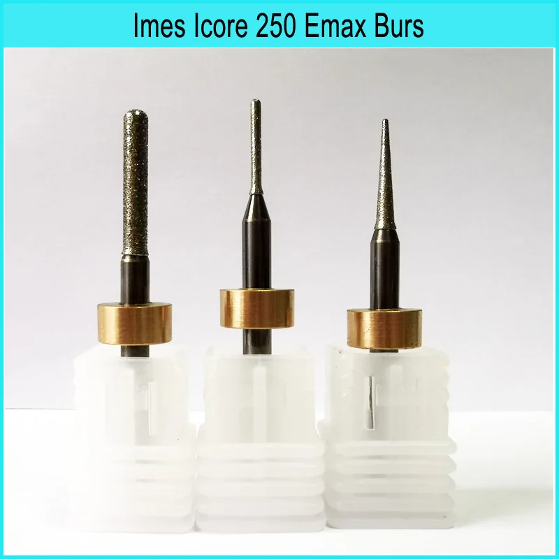 Compatible with imes-icore®-3/6mm 250I, 350I shank milling burs for Lithium Disilicate Ceramic glass bur