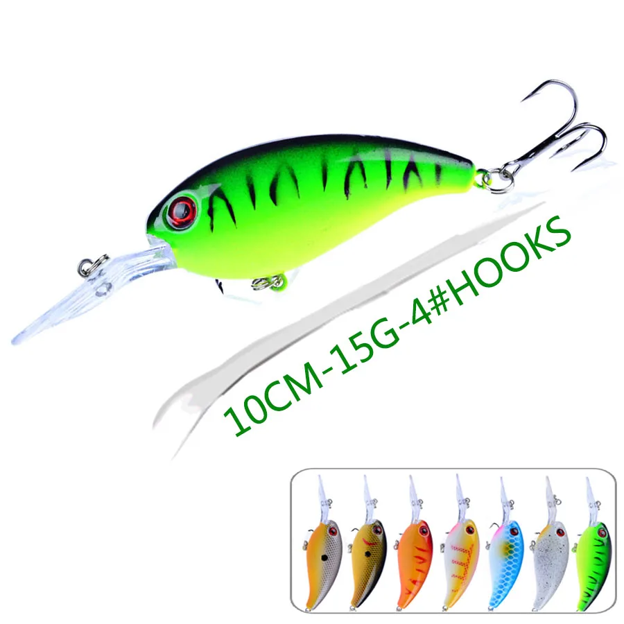 1 sztuk woblery do trollingu/szczupak Crankbait wędkarskiego/przynęta twarda przynęta sztuczne Jig 3d oczy ryby Bass Swimbait Pesca haki