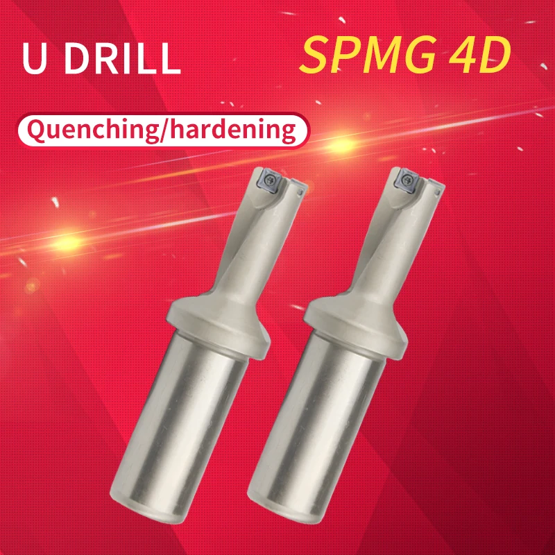 Série u Broca 13 Mm395 mm Profundidade 4d 5d Broca Rápida Bit Indexável Perfuração para Cada Marca sp Série Lâmina Máquinas Laathes Cnc sp