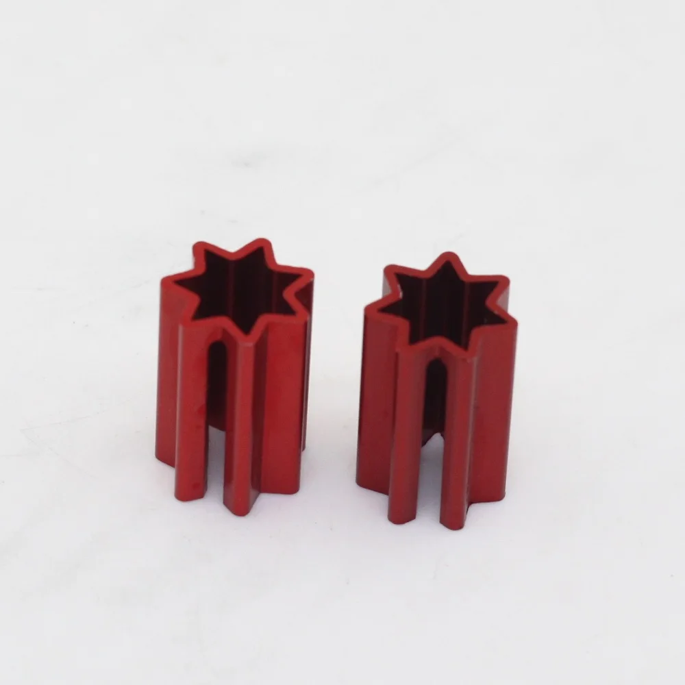 4 Pieces 8mm Red Tube Radiator Gold Sealed Heat Sink Height 23mm For Efficient Heatsink Dissipation