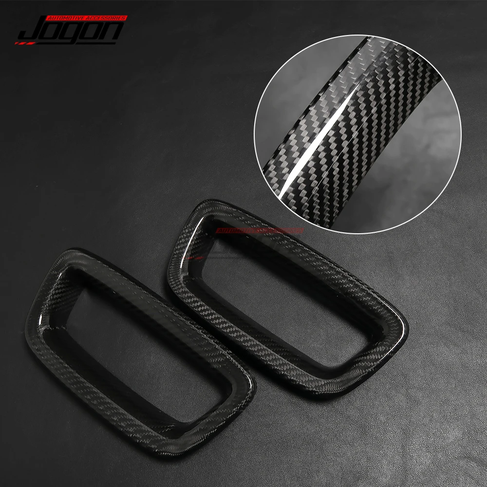 Rear Carbon Fiber Car Pillow Back Seat Headrest Hole Cover For Mercedes Benz A B CLA Class W177 V177 W247 C118 A35 A45 CLA45