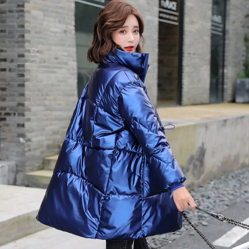 UHYTGF Womens winter jacket parka women Loose size winter coat down jacket women Down parka female parka winter jacket woman 848