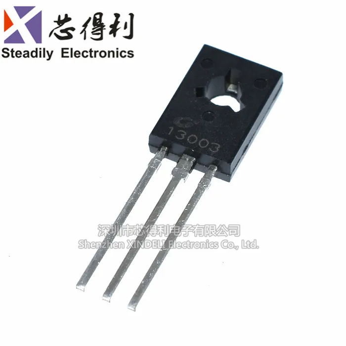 10pcs/lot Original to-126 3dd13003 Energy-Saving Lamps Charger Switch Tube Transistor Copper Leg