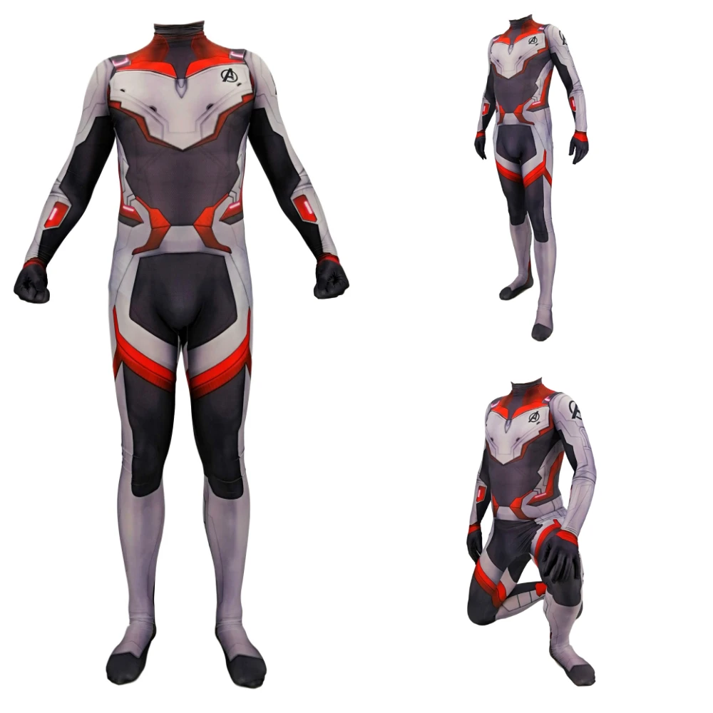 3D printing Quantum Suit  Game Cosplay Costume 3D Printing Spandex Zentai Bodysuit Suit Jumpsuits Men  costume