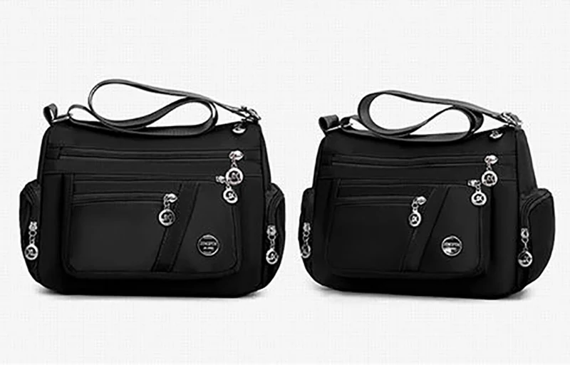 Große Kapazität Frauen Umhängetasche wasserdichte Tasche lässig Nylon Umhängetasche Geldbörse Handtasche leichte Reise Umhängetasche – Detail 25