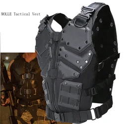 Multi-Funcional Tactical Body Armor, Outdoor Airsoft Vest, Treinamento de Paintball, CS Protection Equipment, Molle Coletes, Novo