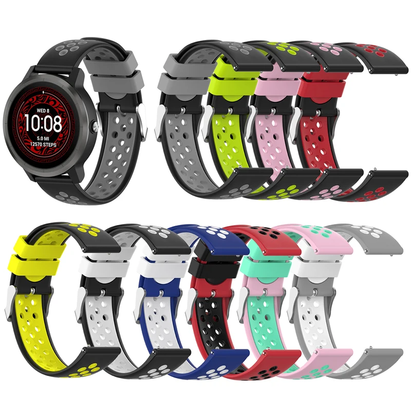 กีฬา22มม.ซิลิโคนสำหรับHuawei Watch GT GT 2 46มม.สายรัดข้อมือสำหรับSamsung Galaxyนาฬิกา46มม.เกียร์S3สายรัดข้อมือ