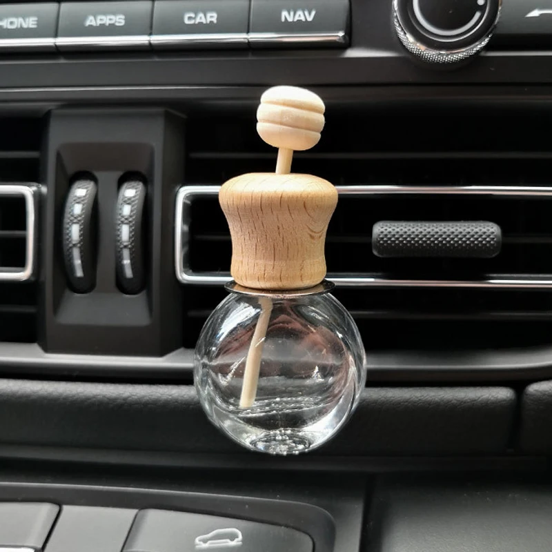 New Home Car Air Vent Perfume Clip Bottle Refillable Car Hanging Air Freshener Perfume Diffuser Fragrance Bottle Aroma Burner