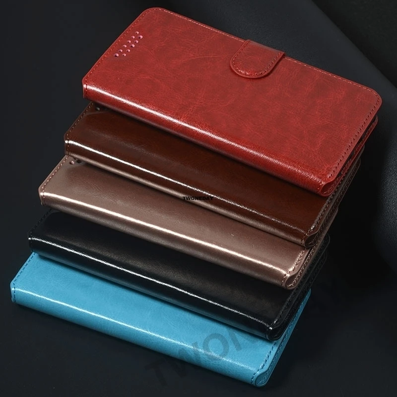 Luxury Flip PU Leather Cover Case For Lenovo A2010 A2580 A2860 A2010A Dual Sim 4.5