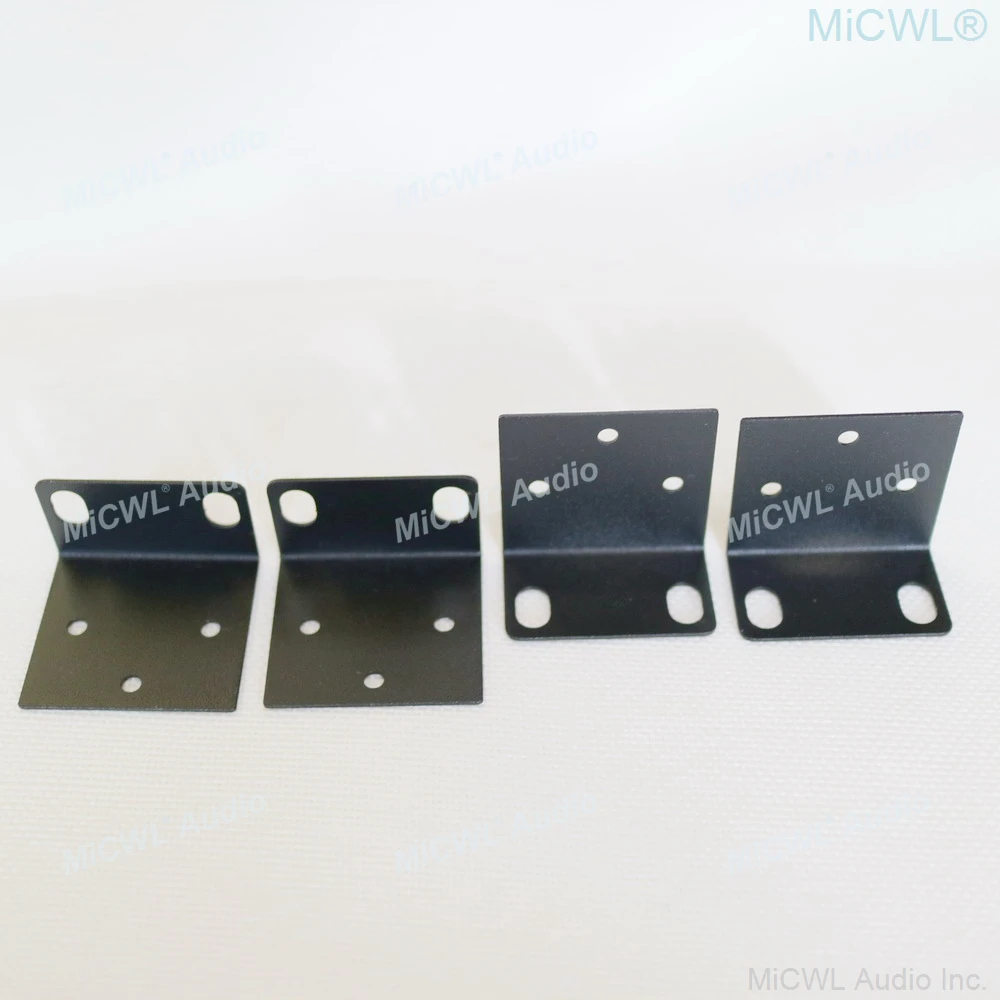 

4pcs Metal 1U 19" Rack Mount ear Mounting jointing parts with screw cap for Audio Stage frame box