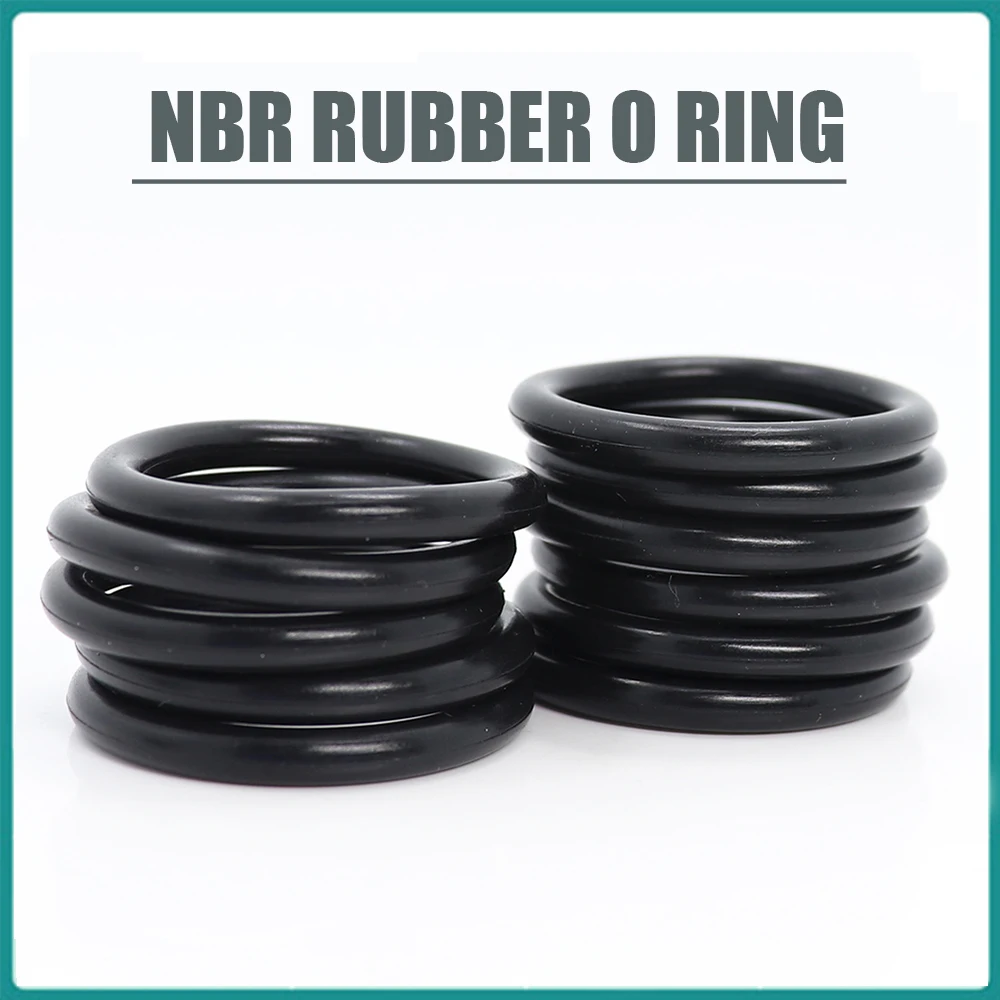 CS5.3mm NBR Rubber O RING ID 103/106/109/112/115/118*5.3 mm 20PCS O-Ring Nitrile Gasket seal Thickness 5.3mm ORing