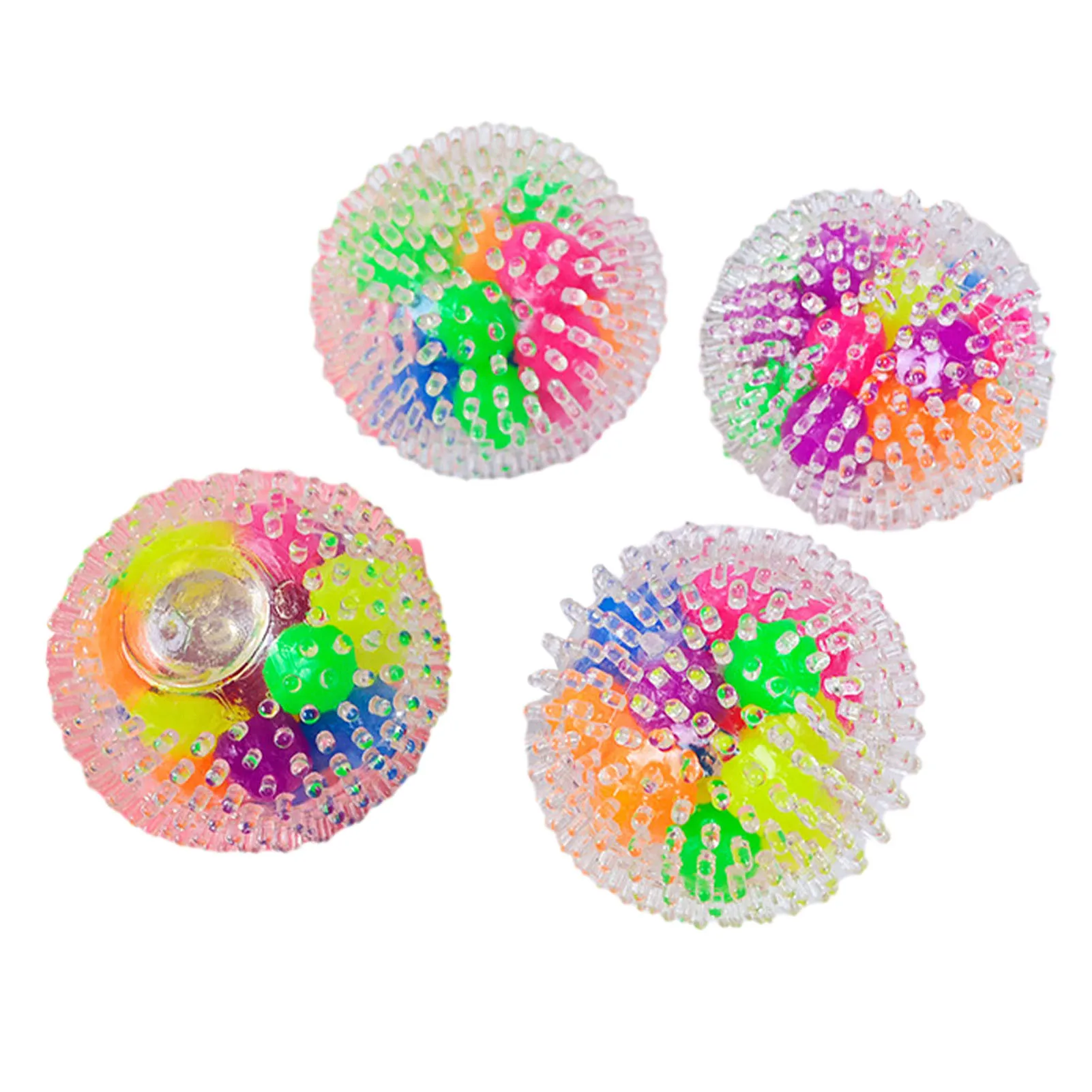 Rainbow Stress Ball Anxiety Relief Fidget Sensory Squeeze Ball Toys For Adults Children Doll Toys For Kid Girl Pressure Toy