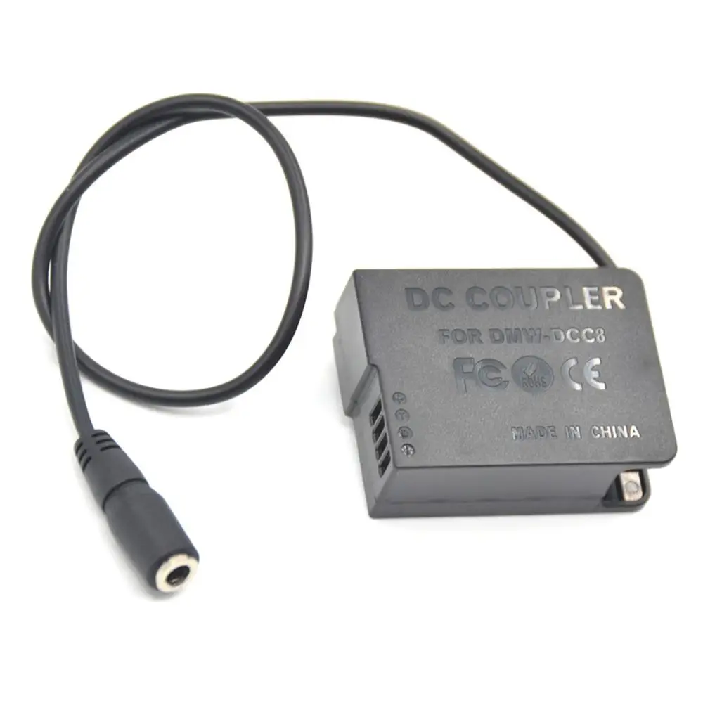 DMW-BLC12 BLC12E DMW-BLC12PP Dummy Battery DMW-DCC8 DC Coupler for Lumix DMC FZ1000 FZ2000 FZ200 FZ300 G7 G6 GX8 GH2 GH2K GH2S