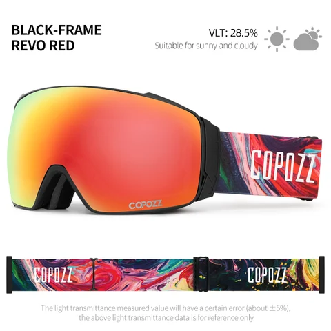 COPOZZ Магнитные лыжные очки COPOZZ