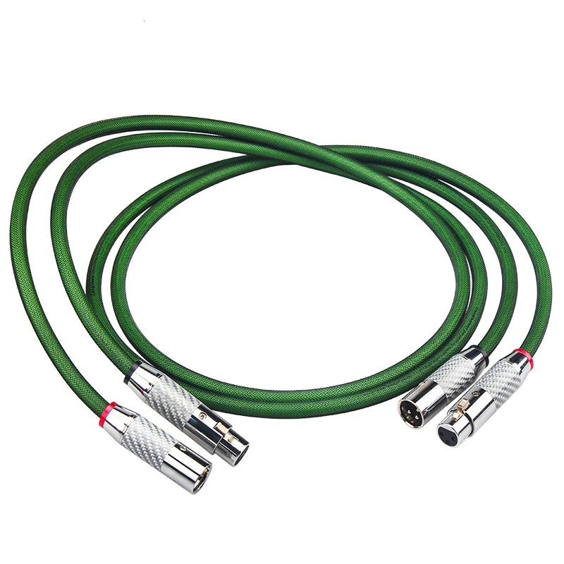 hifi 7N OCC Silver Plated XLR Balanced Cable Audiophile Amplifier Home Theater Audio Line