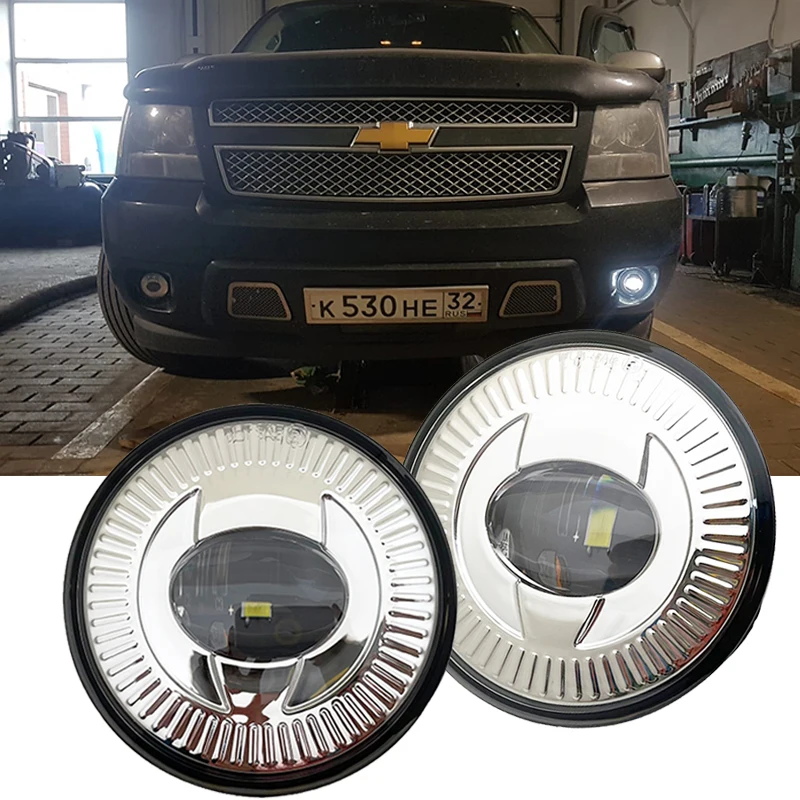 

2X LED Fog Lights Driving Lamps For Chevrolet Suburban Tahoe 07-13 Avalanche 10-13 Camaro 2015 Silverado GMC Sierra Acadia Yukon