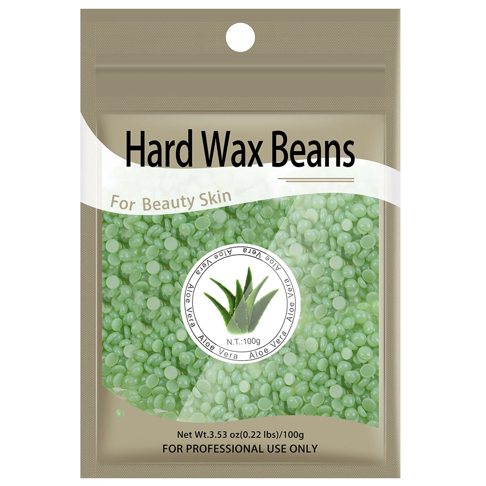 50g/100g Bag Hair Removal Wax Bean Depilation Hot Film Hard Wax Pellet Waxing Bikini Face Legs Body Hair Removal Bean Unisex