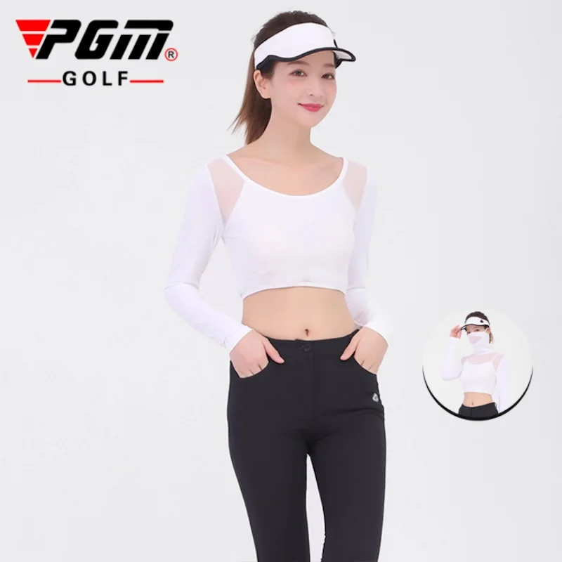 PGM Golf Women\'s Sunscreen Bottomwear Lady\'s Ice Silk Underwear Half Body Long Sleeve Summer Clothing YF203/YF204 Wholesale