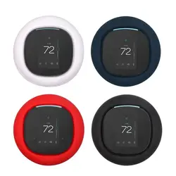 New Coming Protective Case Beautiful Dustproof Silicone Smart WiFi Thermostat Wall Plate Bracket Cover for Ecobee 4 for Home