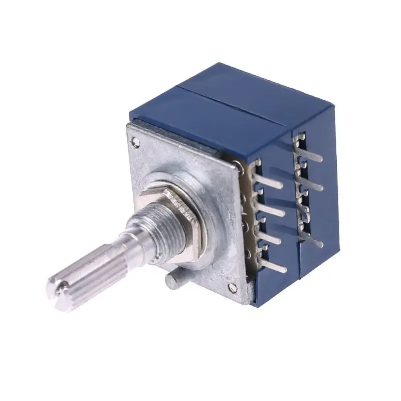 8 Pin Potentiometer RH2702 Serrated Split Shaft 6MM Precision 27-type A100K 100K Drop Ship