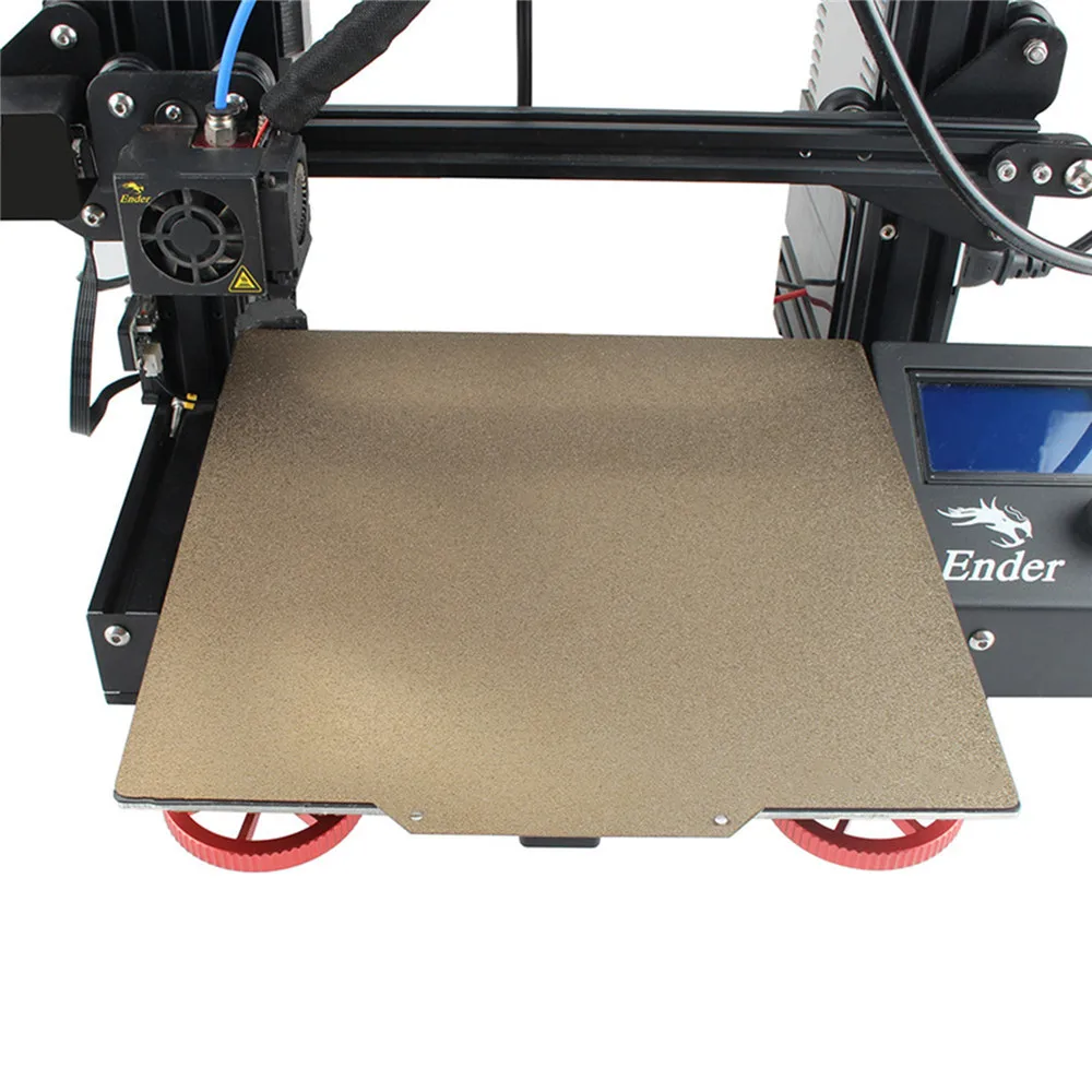 Pegatina lateral magnética B mejorada de 235x235MM + Kit de placa de acero con recubrimiento en polvo PEI para accesorios de impresora 3D Ender-3/V2