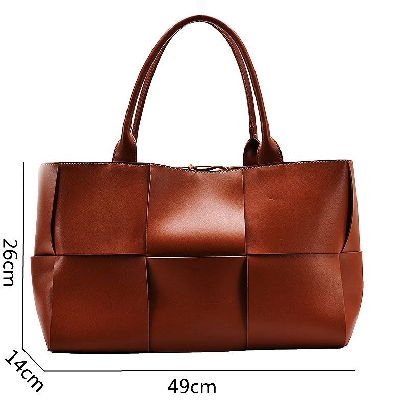 Grande capacidade macio pu sacola para as mulheres 2021 designer de luxo saco tecido design ombro bolsas compras senhoras moda bolsa