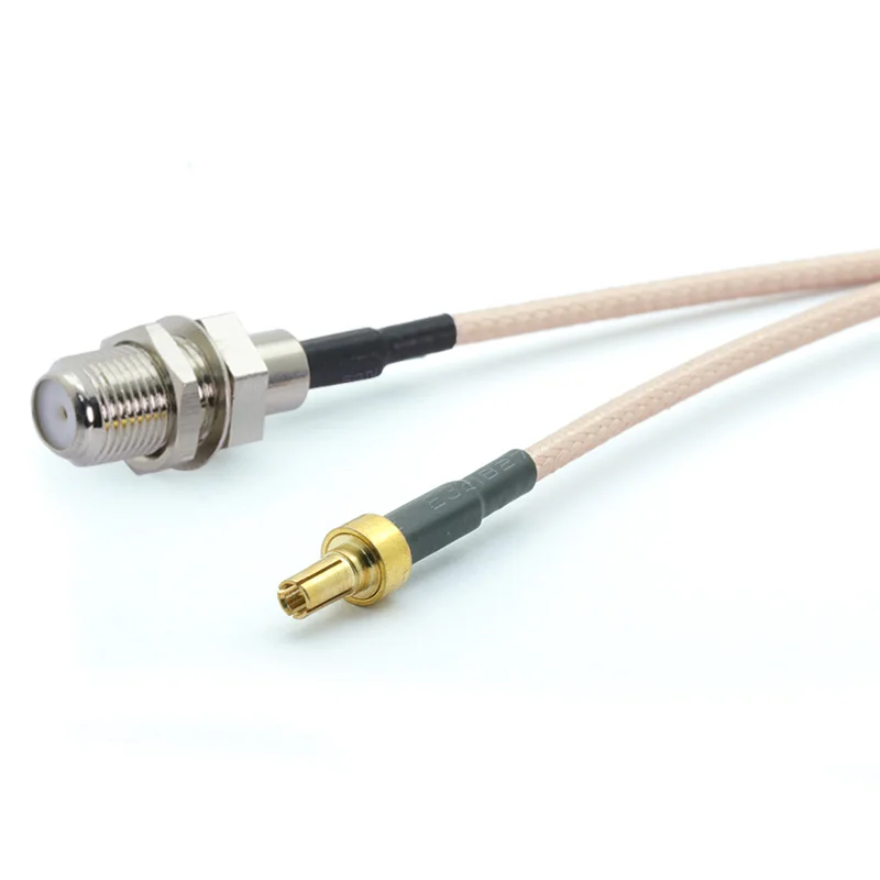 10pcs RG316 RF Coaxial Cable Pigtail F Female Jack to CRC9 Straight Male Plug Connector  F to CRC9 Extension Cable Jumper 15cm