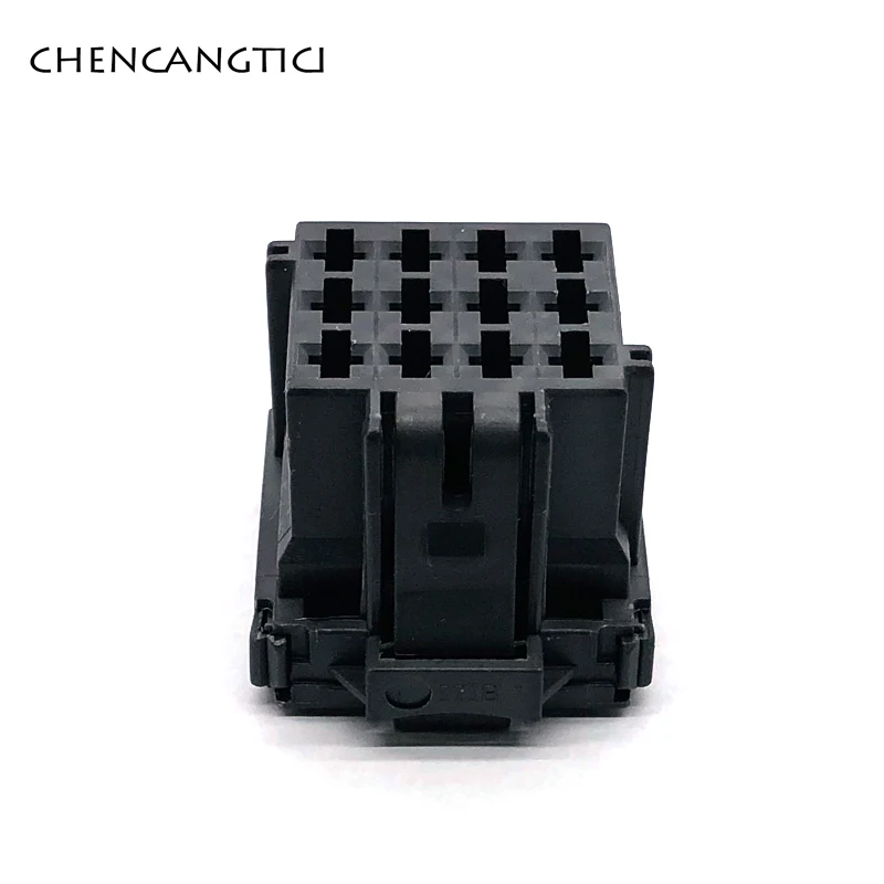 1 Set 12 Pin Auto Cd Player Connector Plug 2.8 MM Wire Harness Unsealed Socket Jacket With Terminal 8-968972-1