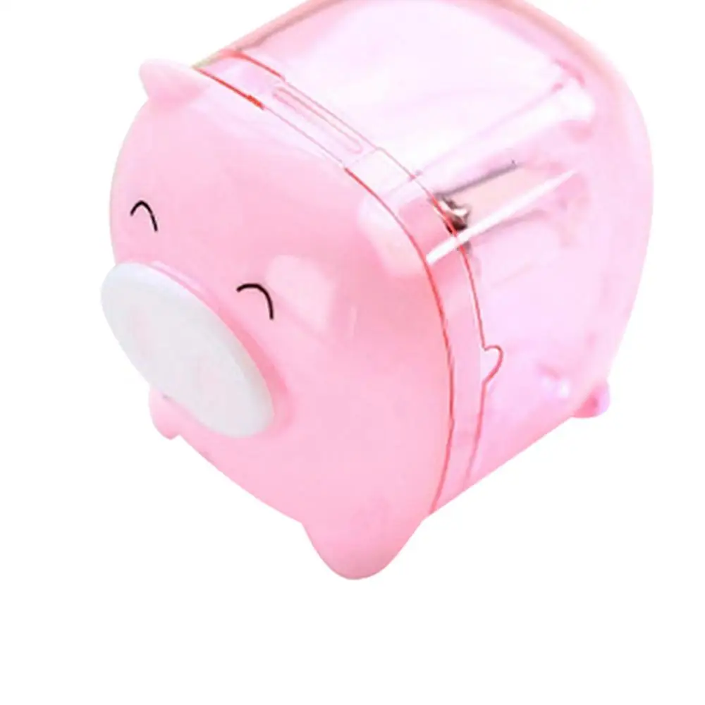 1Pc Cute Mini Pig Shaped Super Cartoon Student Pencil Sharpener Stationery Tool