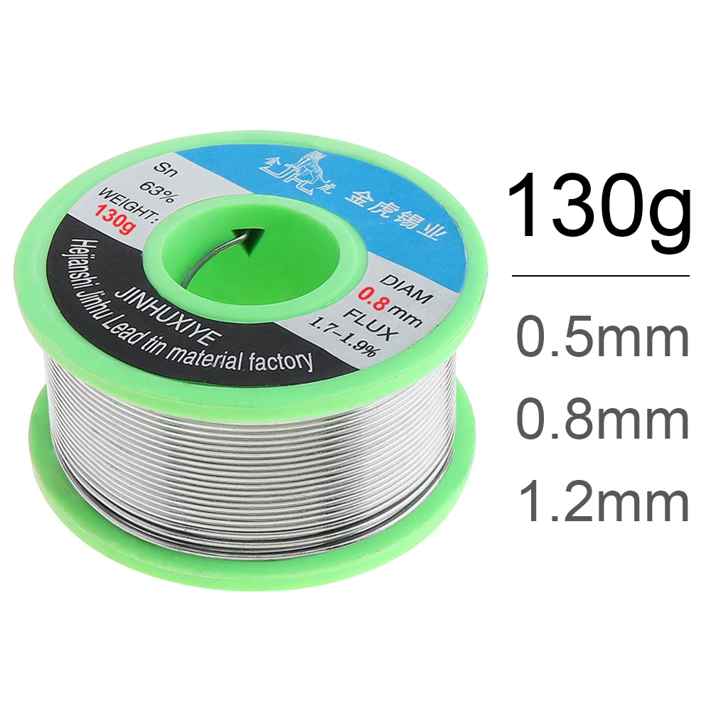 Welding Wires 0.5/0.6/0.8/1/1.2mm 63/37 FLUX 1.2% Tin Lead Tin Wire Melt Rosin Core Solder Soldering Wire Roll