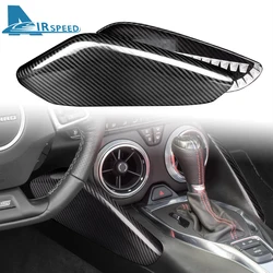 Real Hard Carbon Fiber for Chevrolet Camaro 2016 2017 2018 2019 2020 2021 Car Center Console Panel Sticker Trim Accessories