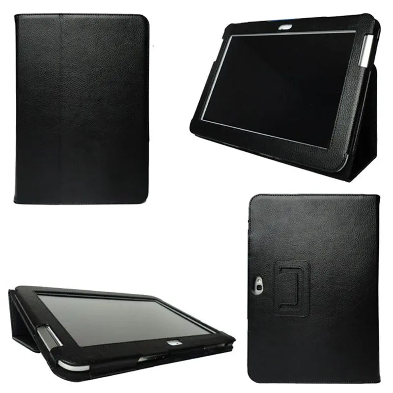 Magnet Pu Leather Stand Cover Case For Samsung Galaxy Note 10.1 GT N8000 Tablet N8010 N8013 N8020 Folio Flip Book Case