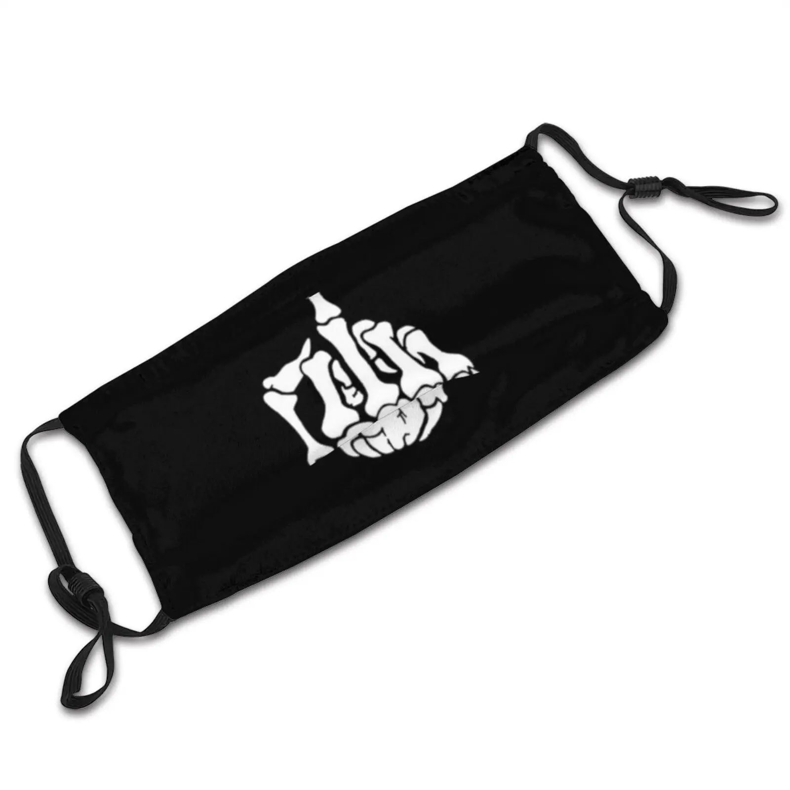 Skeleton Middle Finger Washable Trending Customized Pm2.5 Filter Mask Skeleton Skeleton Middle Finger Skeleton Skeletal Middle