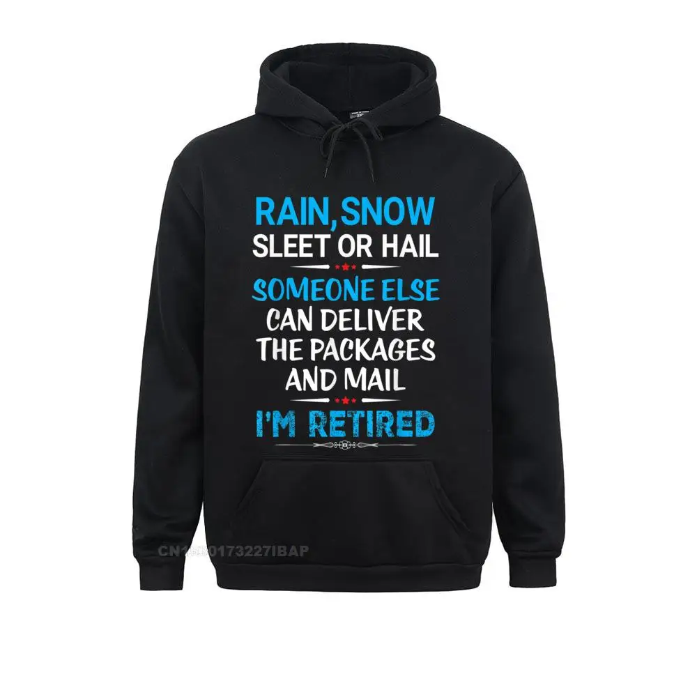 Retired Mail Letter Carrier Postal Worker Retirement T Shirt Print Sweatshirts For Women Hoodies Customized Hooded Pullover