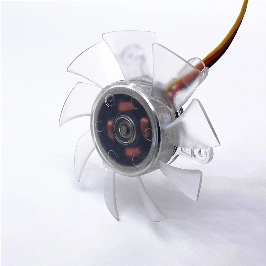 POWER LOGIC  7015 65m Graphics Card Fan 67MM Diameter 42mm Hole Pitch VGA Fan PLA07015S12L-1 DC12V 0.07A  3PIN