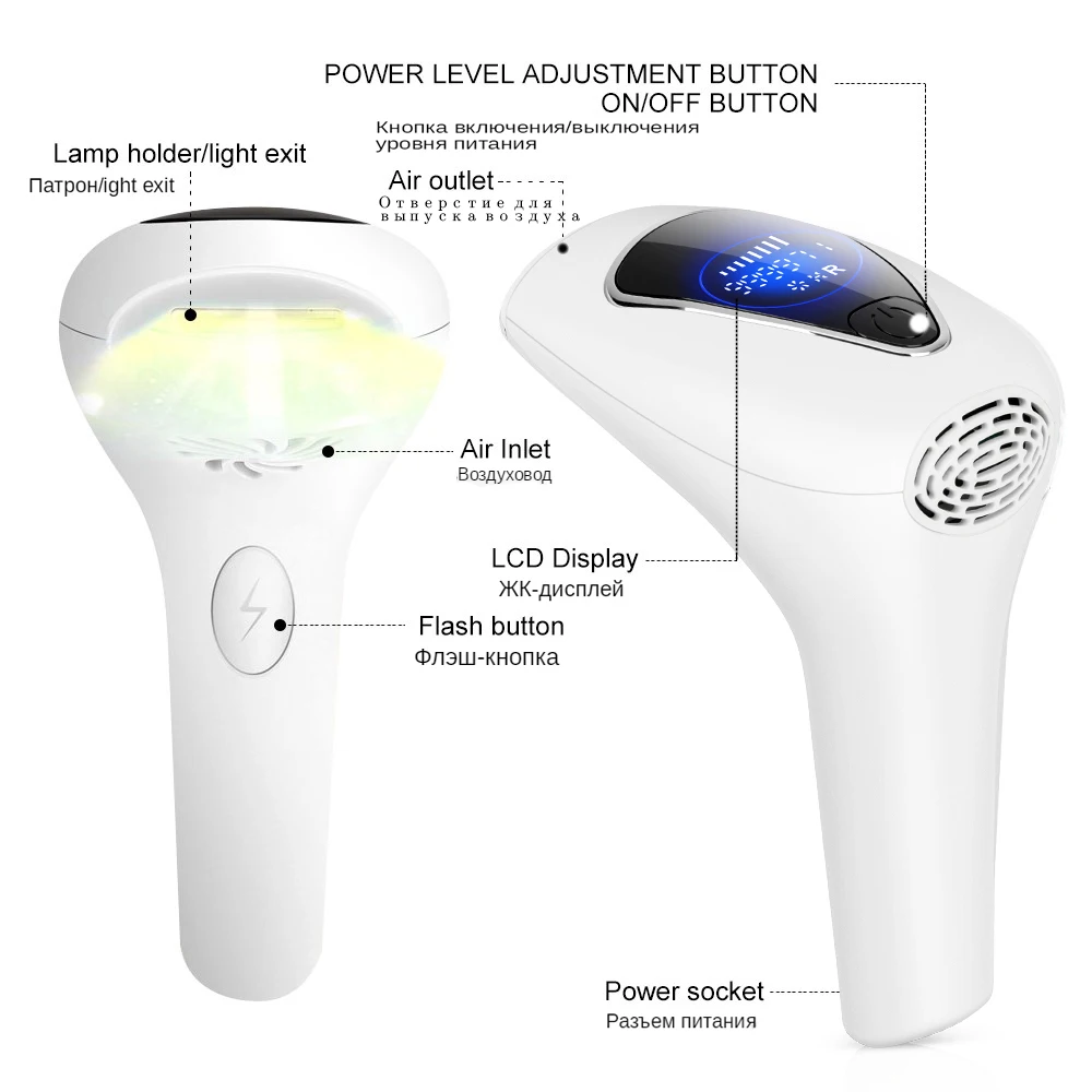 KODO 2022New Laser Hot sell Laser Epilator Permanent IPL Photoepilator Hair Removal Painless electric Epilator Machine