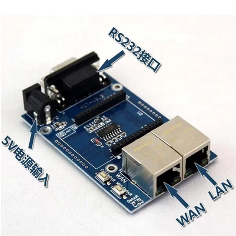 

uart-WIFI module, serial port WIFI, single-chip WIFI, HLK-RM04 simplified test board